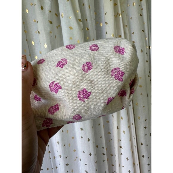 Sig Zane + Hawaiian Airlines Collab Floral Canvas Cosmetic Makeup Bag Pouch - Picture 5 of 6